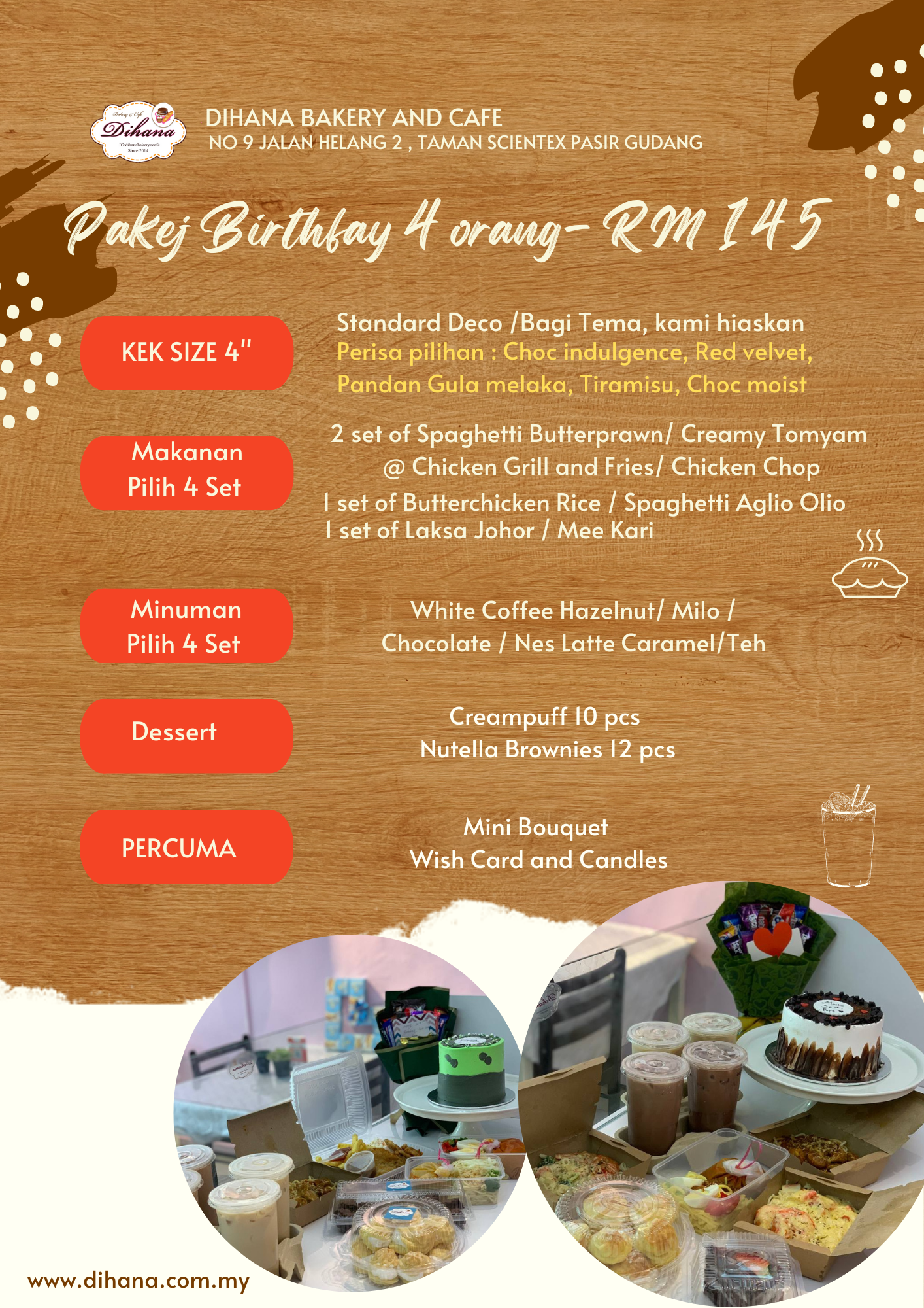 Birthday Package 4 Pax