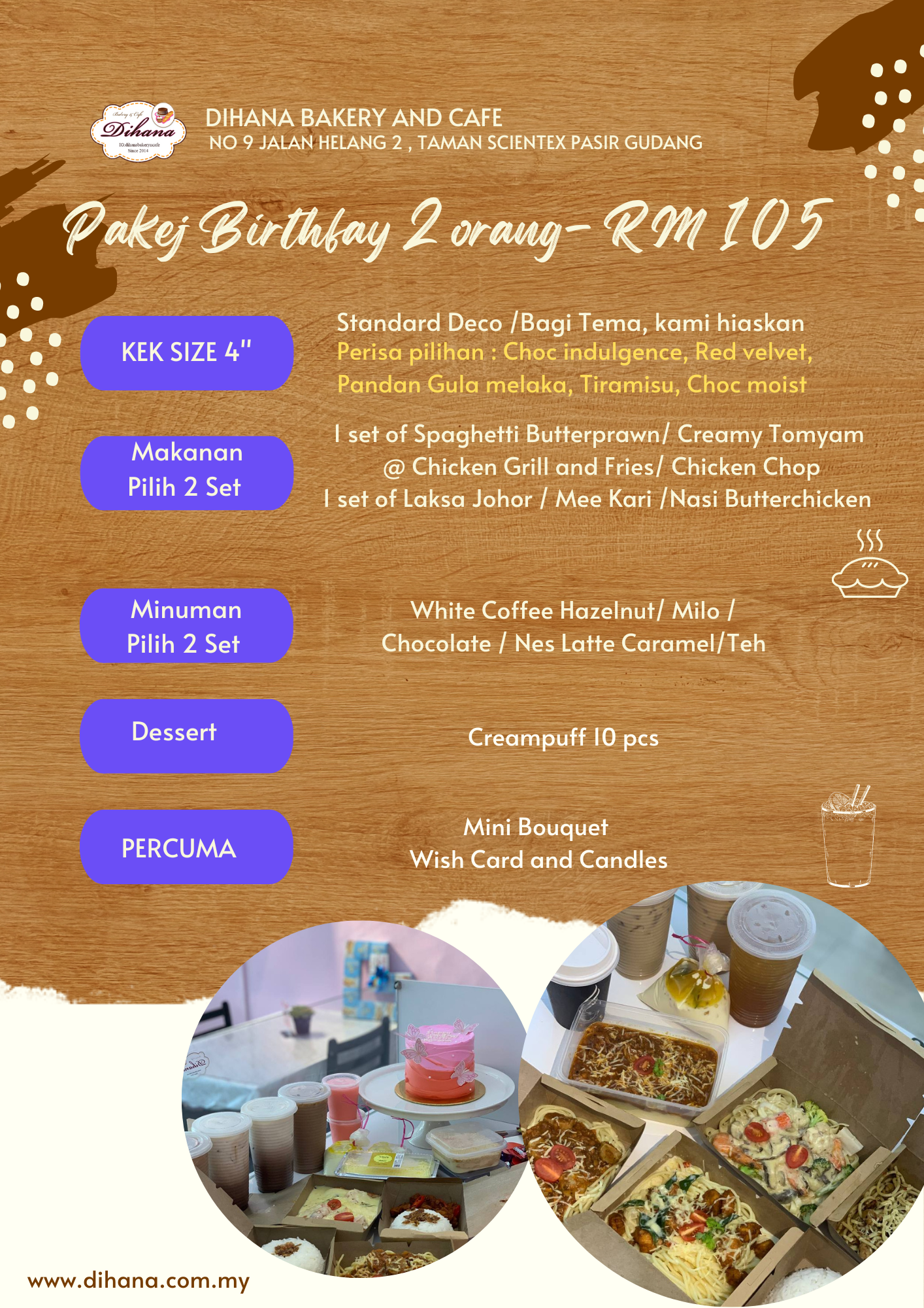 Birthday Package 2 Pax